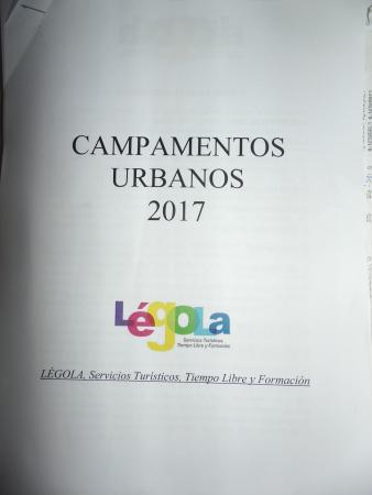 Imagen Campamento urbano 2017.