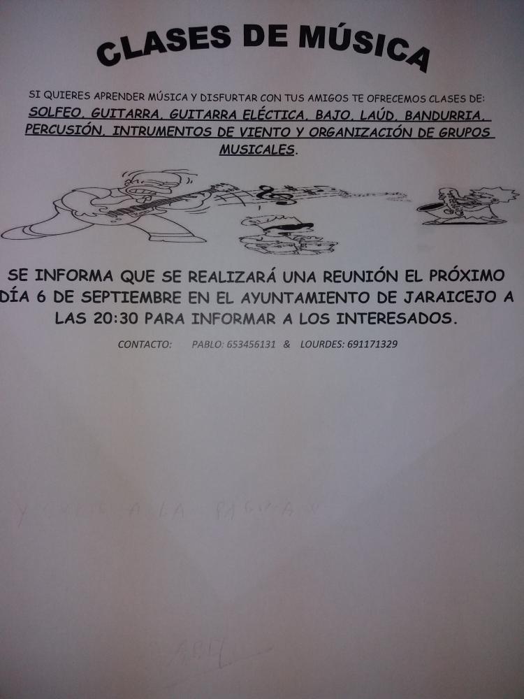 Imagen Clases de musica.