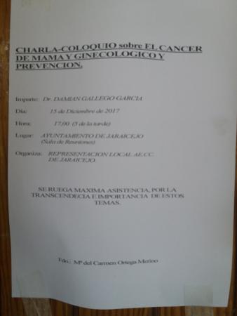 Imagen 'CHARLA SOBRE CANCER DE MAMA' 