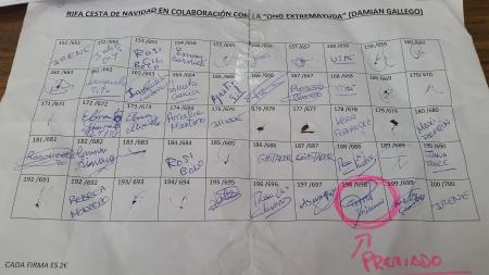 Imagen 'GANADOR CESTA DE NAVIDAD ONG EXTREMAYUDA. DAMIAN GALLEGO'