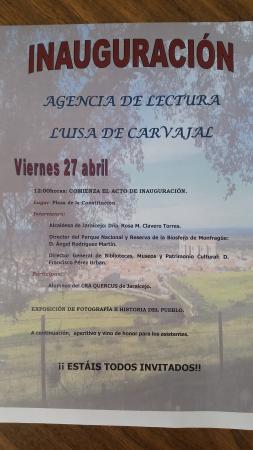 Imagen 'INAUGURACION AGENCIA DE LECTURA JARAICEJO'