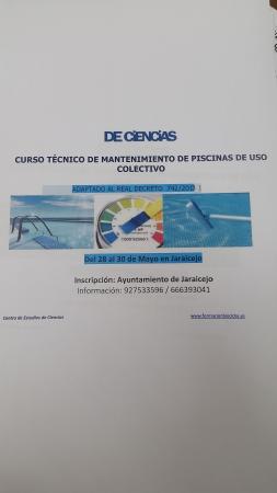 Imagen CURSO TECNICO DE MANTENIMIENTO DE PISCINAS