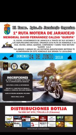 Imagen 1ª RUTA MOTERA EN MEMORIA DE 'DAVID GURIPA