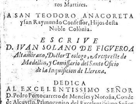 Imagen Juan Solano de Figueroa y Altamirano